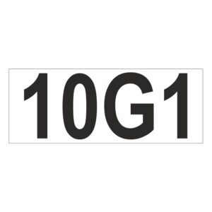 Prefix - Size & type code - 10G1