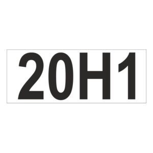 Prefix - Size & type code - 20H1