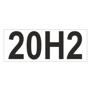 Prefix - Size & type code - 20H2