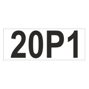 Prefix - Size & type code - 20P1