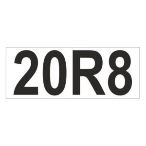 Prefix - Size & type code - 20R8