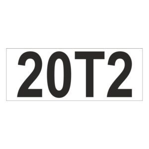 Prefix - Size & type code - 20T2