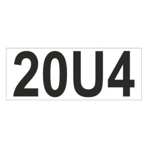 Prefix - Size & type code - 20U4