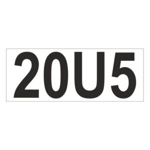 Prefix - Size & type code - 20U5