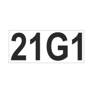 Prefix - Size & type code - 21G1