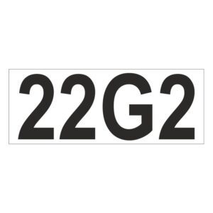 Prefix - Size & type code - 22G2