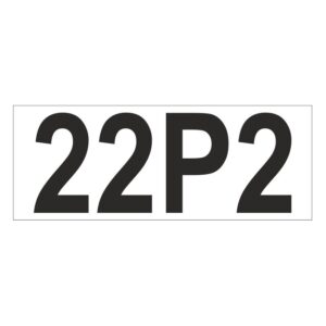 Prefix - Size & type code - 22P2