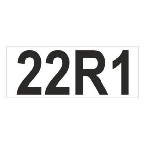 Prefix - Size & type code - 22R1