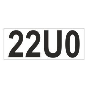 Prefix - Size & type code - 22U0