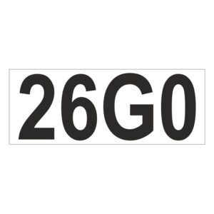 Prefix - Size & type code - 26G0