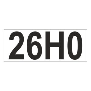 Prefix - Size & type code - 26H0