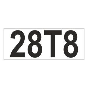 Prefix - Size & type code - 28T8