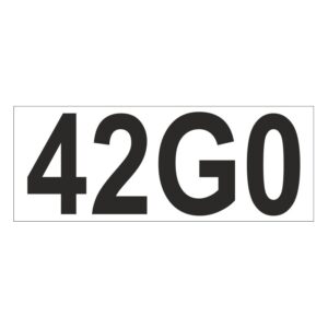 Prefix - Size & type code - 42G0