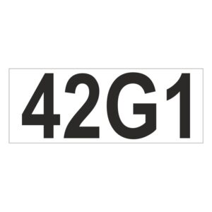 Prefix - Size & type code - 42G1