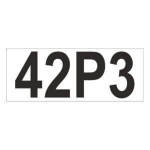 Prefix - Size & type code - 42P3