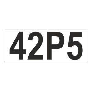 Prefix - Size & type code - 42P5