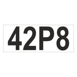 Prefix - Size & type code - 42P8