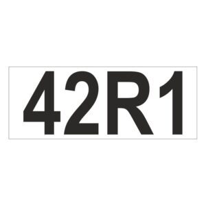 Prefix - Size & type code - 42R1