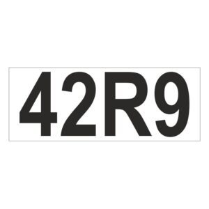 Prefix - Size & type code - 42R9