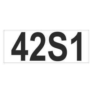 Prefix - Size & type code - 42S1