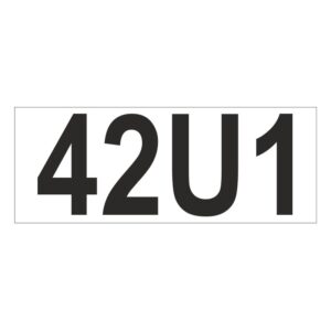 Prefix - Size & type code - 42U1