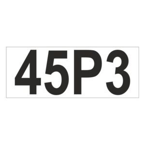 Prefix - Size & type code - 45P3