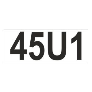 Prefix - Size & type code - 45U1