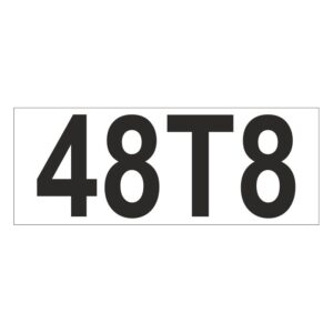 Prefix - Size & type code - 48T8