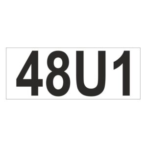 Prefix - Size & type code - 48U1