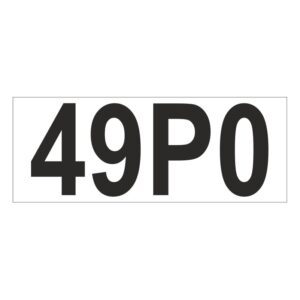 Prefix - Size & type code - 49P0