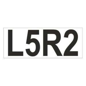 Prefix - Size & type code - L5R2