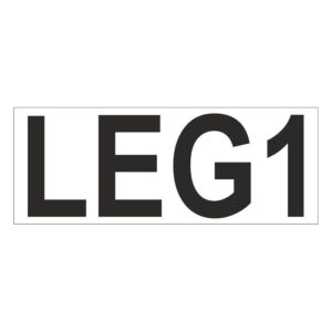 Prefix - Size & type code - LEG1