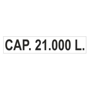 CAP. 21.000 L.