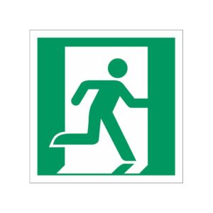 ISO 7010 - E002 - Nooduitgang Rechts