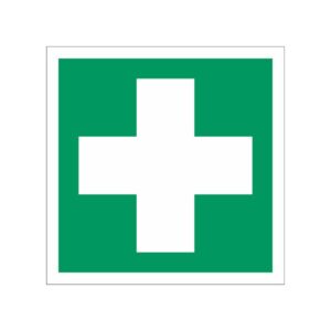 ISO 7010 - E003 - Eerste hulp (EHBO)