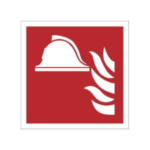 ISO 7010 - F004 - Verzameling van brandbestrijdingsmaterialen