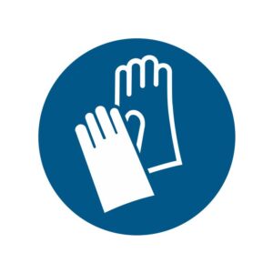ISO 7010 - M009 - Beschermende handschoenen verplicht