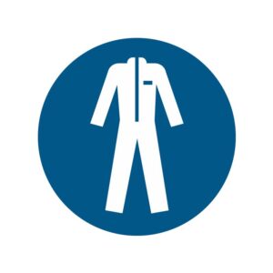 ISO 7010 - M010 - Beschermende kleding verplicht