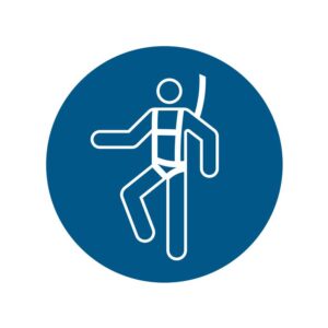 ISO 7010 - M018 - Veiligheidsharnas verplicht