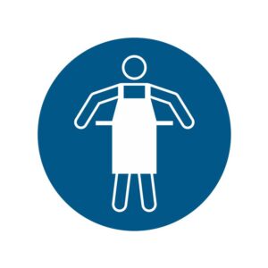 ISO 7010 - M026 - Beschermend schort verplicht