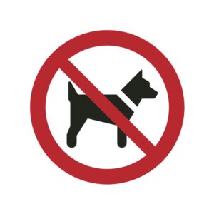 ISO 7010 - P021 - Honden verboden