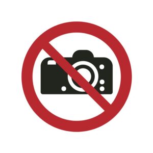 ISO 7010 - P029 - Fotograferen verboden