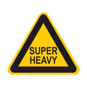 Super heavy - Geel/zwart