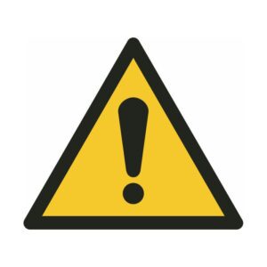 ISO 7010 - W001 - Algemene waarschuwing