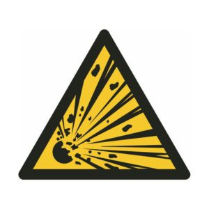 ISO 7010 - W002 - Waarschuwing explosieve stoffen