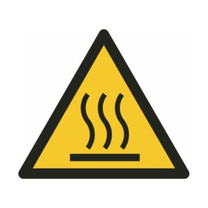 ISO 7010 - W017 - Waarschuwing voor heet oppervlak