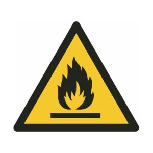 ISO 7010 - W021 - Waarschuwing voor ontvlambare stoffen