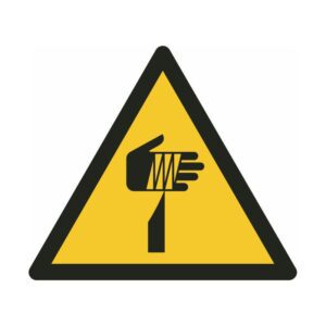 ISO 7010 - W022 - Waarschuwing voor scherpe onderdelen