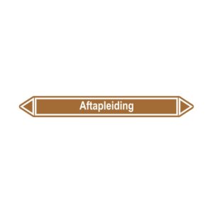 Leidingmerker Aftapleiding