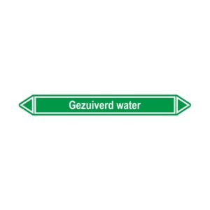 Leidingmerker Gezuiverd water